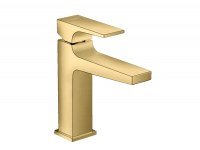 MONOMANDO LAVABO METROPOL 110 COLOR ORO PULIDO HANSGROHE